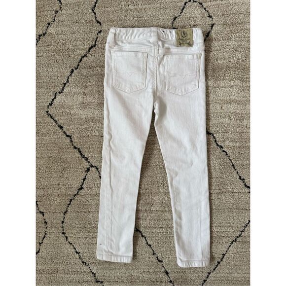 Ralph Lauren Girls size 5 “The Bowery” white Skinny Jeans - Picture 3 of 5